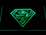 Pittsburgh Steelers (11) LED Neon Sign USB - Green - TheLedHeroes