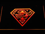 Pittsburgh Steelers (11) LED Neon Sign Electrical - Orange - TheLedHeroes