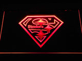 Pittsburgh Steelers (11) LED Neon Sign USB - Red - TheLedHeroes