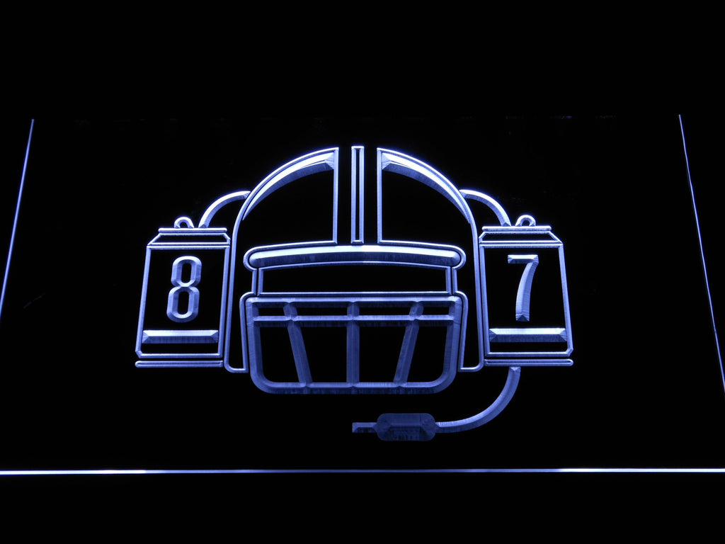 New England Patriots Rob Gronkowski LED Neon Sign Electrical - White - TheLedHeroes