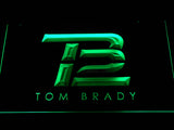 New England Patriots Tom Brady (3) LED Sign - Green - TheLedHeroes