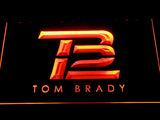 New England Patriots Tom Brady (3) LED Sign - Orange - TheLedHeroes