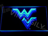 West Virginia Mountaineers 2 LED Neon Sign USB - Blue - TheLedHeroes