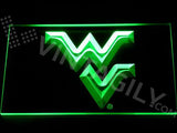 West Virginia Mountaineers 2 LED Neon Sign USB - Green - TheLedHeroes