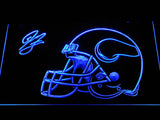 Tampa Bay Buccaneers Josh Freeman LED Neon Sign Electrical - Blue - TheLedHeroes