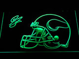 Tampa Bay Buccaneers Josh Freeman LED Neon Sign USB - Green - TheLedHeroes