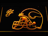 Tampa Bay Buccaneers Josh Freeman LED Neon Sign USB - Yellow - TheLedHeroes