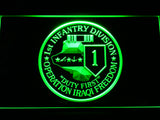 FREE 1st Infantry Division Operation Iraqi LED Sign - Green - TheLedHeroes