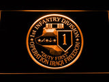 1st Infantry Division Operation Iraqi LED Neon Sign Electrical - Orange - TheLedHeroes