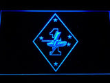 1st Armored Division LED Neon Sign Electrical - Blue - TheLedHeroes