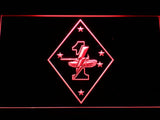 1st Armored Division LED Neon Sign Electrical - Red - TheLedHeroes