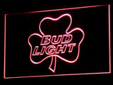 Bud Light Shamrock LED Neon Sign Electrical - Red - TheLedHeroes