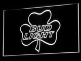 Bud Light Shamrock LED Neon Sign Electrical - White - TheLedHeroes