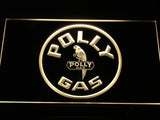 FREE Polly Gas LED Sign - Yellow - TheLedHeroes