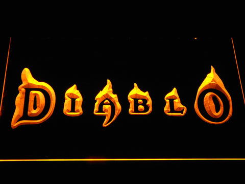 FREE Diablo LED Sign - Yellow - TheLedHeroes