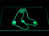 Boston Red Sox (14) LED Neon Sign USB - Green - TheLedHeroes