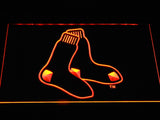 Boston Red Sox (14) LED Neon Sign USB - Orange - TheLedHeroes