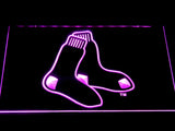 Boston Red Sox (14) LED Neon Sign Electrical - Purple - TheLedHeroes
