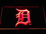 Detroit Tigers Logo LED Neon Sign Electrical - Red - TheLedHeroes