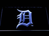 Detroit Tigers Logo LED Neon Sign USB - White - TheLedHeroes