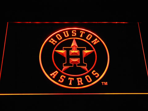 FREE Houston Astros LED Sign - Orange - TheLedHeroes