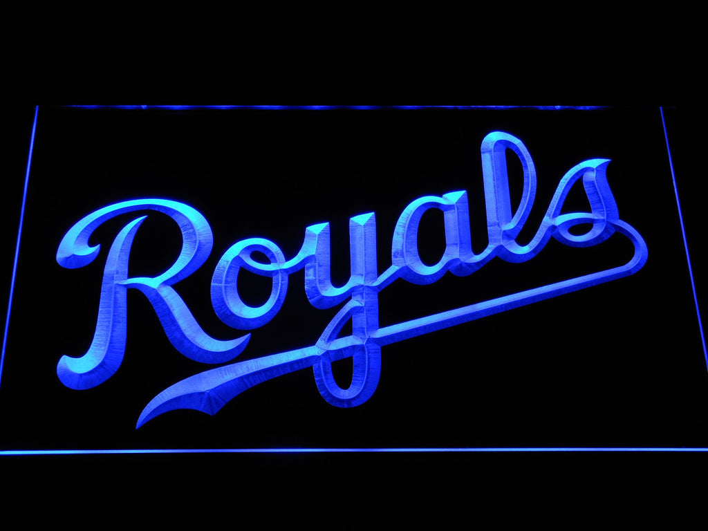 Kansas City Royals (2) LED Neon Sign USB - Blue - TheLedHeroes