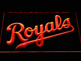 Kansas City Royals (2) LED Neon Sign USB - Orange - TheLedHeroes