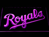 Kansas City Royals (2) LED Neon Sign USB - Purple - TheLedHeroes