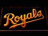 Kansas City Royals (2) LED Neon Sign USB - Yellow - TheLedHeroes