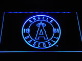 Los Angeles Angels (9) LED Neon Sign Electrical - Blue - TheLedHeroes