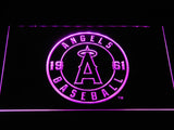 Los Angeles Angels (9) LED Neon Sign Electrical - Purple - TheLedHeroes
