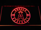 Los Angeles Angels (9) LED Neon Sign Electrical - Red - TheLedHeroes