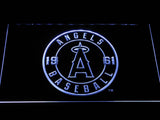 Los Angeles Angels (9) LED Neon Sign Electrical - White - TheLedHeroes