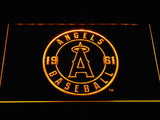 Los Angeles Angels (9) LED Neon Sign Electrical - Yellow - TheLedHeroes