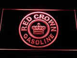 Red Crown Gasoline LED Neon Sign Electrical - Red - TheLedHeroes