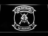 2nd Battalion 1st Marines LED Neon Sign Electrical - White - TheLedHeroes