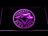 Toronto Blue Jays (12) LED Neon Sign USB - Purple - TheLedHeroes