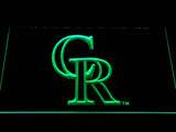 FREE Colorado Rockies (3) LED Sign - Green - TheLedHeroes