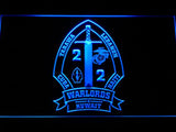 2nd Battalion 2nd Marines LED Neon Sign Electrical - Blue - TheLedHeroes