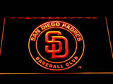 San Diego Padres LED Neon Sign USB - Orange - TheLedHeroes