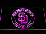 San Diego Padres LED Neon Sign USB - Purple - TheLedHeroes