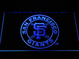 San Francisco Giants (2) LED Neon Sign USB - Blue - TheLedHeroes