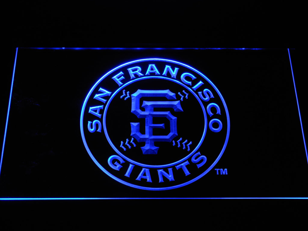 San Francisco Giants (2) LED Neon Sign Electrical - Blue - TheLedHeroes
