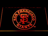 San Francisco Giants (2) LED Neon Sign USB - Orange - TheLedHeroes