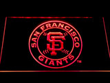 San Francisco Giants (2) LED Neon Sign USB - Red - TheLedHeroes