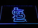 St. Louis Cardinals (2) LED Neon Sign USB - Blue - TheLedHeroes