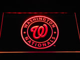 Washington Nationals LED Neon Sign USB - Red - TheLedHeroes