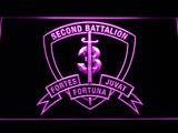 FREE 2nd Battalion 3rd Marines LED Sign - Purple - TheLedHeroes