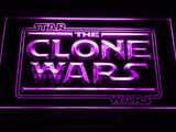 Star Wars The Clone Wars (2) LED Neon Sign USB - Purple - TheLedHeroes