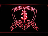 2nd Battalion 3rd Marines LED Neon Sign USB - Red - TheLedHeroes